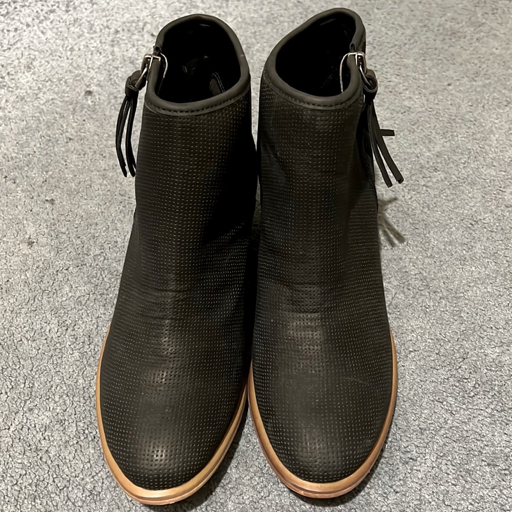 Black booties